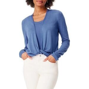 NIC+ZOE 4-Way Cardigan Size M Periwinkle Blue Lightweight